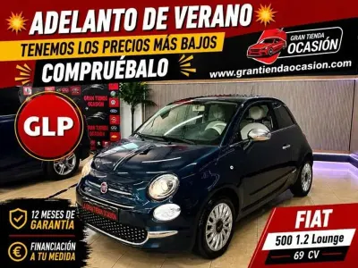 Usado Fiat 500 Lounge 69 CV (50 kW) 2019 Azul Berlina