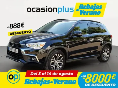 Usado Mitsubishi ASX Motion 114 CV (83 kW) 2017 Negro SUV