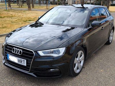 Usado Audi A3 Ambiente 105 CV (77 kW) 2013 Negro Berlina
