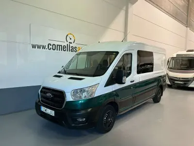 Usado Ford Transit Trend 131 CV (96 kW) 2021 Blanco Van