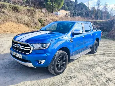 Usado Ford Ranger Limited 170 CV (125 kW) 2021 Azul Pickup/Camioneta