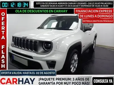 Usado Jeep Renegade Limited 131 CV (96 kW) 2021 Blanco SUV