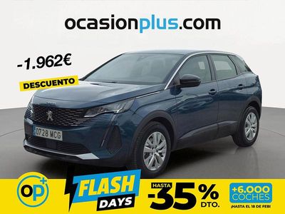 Usado Peugeot 3008 Active 130 CV (95 kW) 2022 Azul SUV