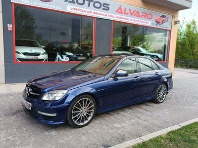 Usado Mercedes C350 Avantgarde 272 CV (200 kW) 2007 Azul Berlina