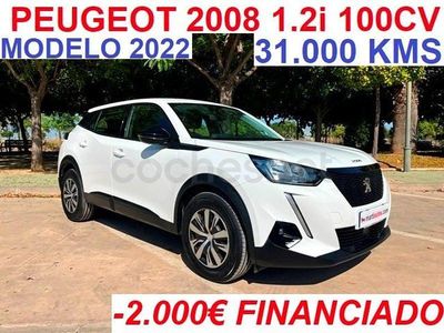 Usado Peugeot 2008 Active 100 CV (73 kW) 2022 Blanco SUV