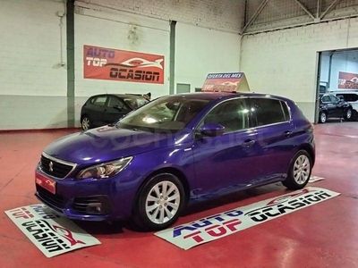 Usado Peugeot 308 Style 130 CV (95 kW) 2020 Azul Berlina