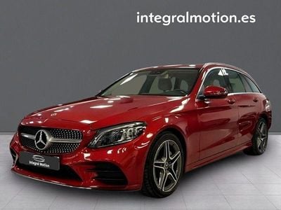 Usado Mercedes C220 194 CV (142 kW) 2019 Rojo Familiar