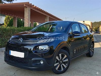 Usado Citroën C3 Feel 82 CV (60 kW) 2019 Negro Utilitario