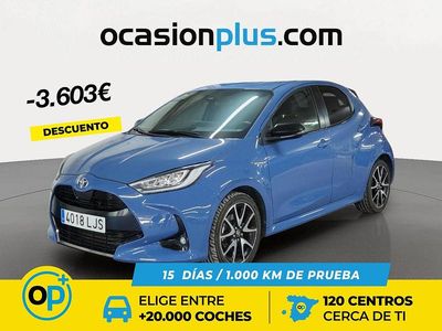 Usado Toyota Yaris Hybrid Plus 116 CV (85 kW) 2020 Azul Berlina