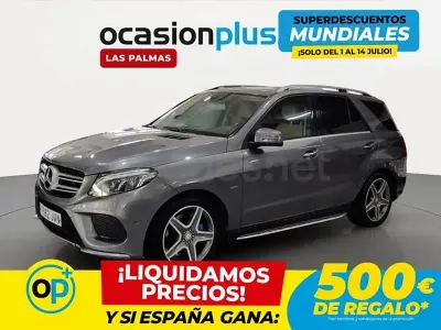 Usado Mercedes GLE500 442 CV (325 kW) 2016 Gris / plata SUV