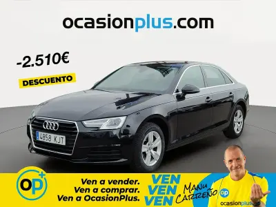 Usado Audi A4 Advanced 150 CV (110 kW) 2018 Negro Berlina