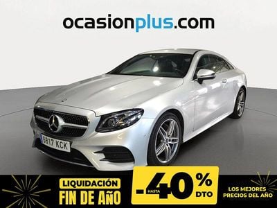 Gris plata Usado 2017 Mercedes E220 AMG Coupe | 34.167 € (Precio justo)