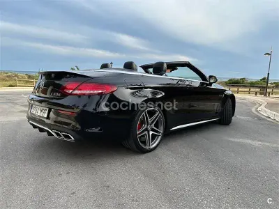 Usado Mercedes C63S AMG 510 CV (375 kW) 2016 Negro Descapotable