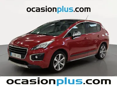 Usado Peugeot 3008 Allure 120 CV (88 kW) 2015 Rojo Familiar