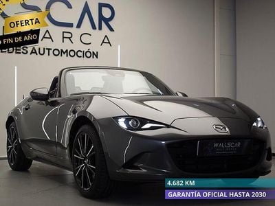 Gris Usado 2024 Mazda MX5 Exclusive-Line Descapotable | 34.900 € (Caro)