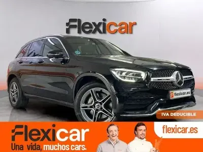 Usado Mercedes GLC220 194 CV (142 kW) 2022 Negro SUV
