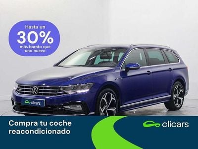 Azul Usado 2021 VW Passat R-line Familiar | 19.590 € (Super precio)