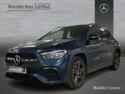 Usado Mercedes GLA250 AMG line 224 CV (164 kW) 2022 Denim blue  metallic paint SUV