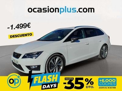 Usado Seat Leon FR 184 CV (135 kW) 2016 Blanco Monovolumen