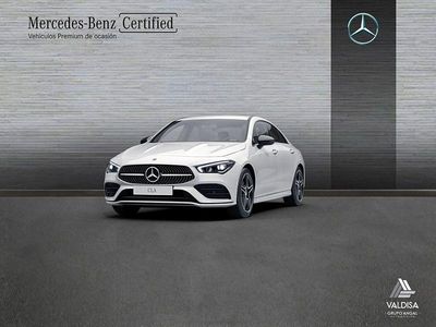Blanco Usado 2021 Mercedes CLA220 AMG line Berlina | 36.900 € (Un poco caro)