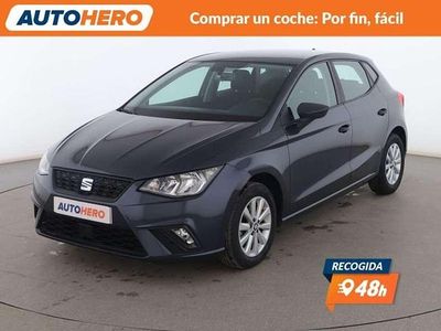 Usado Seat Ibiza Reference 95 CV (69 kW) 2019 Azul Berlina