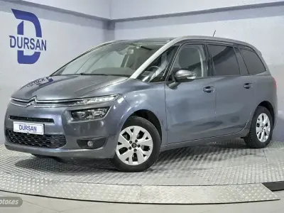 Usado Citroën Grand C4 Picasso PureTech 130 CV (95 kW) 2015 Gris Monovolumen