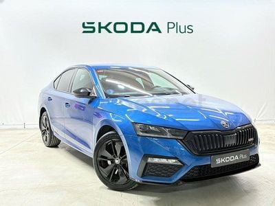 Usado Skoda Octavia RS 245 CV (180 kW) 2021 Azul Berlina