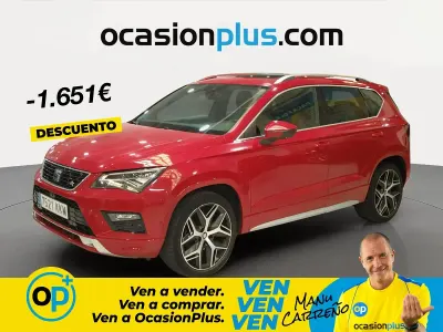 Usado Seat Ateca 4Drive 190 CV (139 kW) 2018 Rojo SUV
