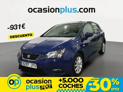 Usado Seat Ibiza Style 90 CV (66 kW) 2017 Azul
