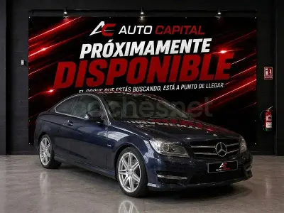 Usado Mercedes C250 204 CV (150 kW) 2013 Azul Coupe