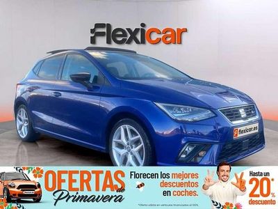Usado Seat Ibiza FR 110 CV (80 kW) 2018 Azul Utilitario
