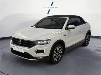 Usado VW T-Roc Cabriolet Style 150 CV (110 kW) 2021 Blanco Descapotable