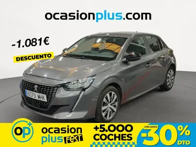 Usado Peugeot 208 Active 100 CV (73 kW) 2023 Gris Utilitario