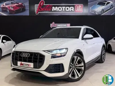 Usado Audi Q8 S-Line 286 CV (210 kW) 2019 Blanco SUV