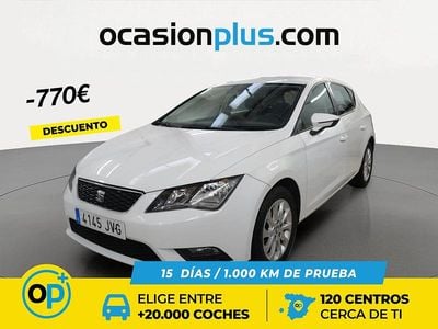 Usado Seat Leon Style 110 CV (80 kW) 2016 Blanco