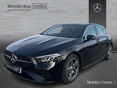 Usado Mercedes A180 AMG line 116 CV (85 kW) 2024 Negro noche Berlina