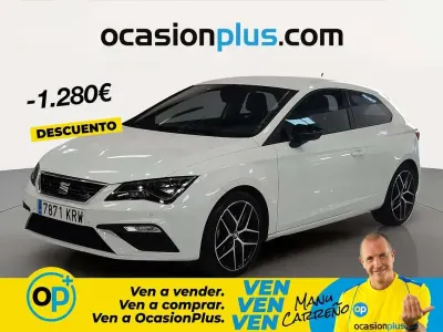 Usado Seat Leon SC FR 150 CV (110 kW) 2018 Blanco Utilitario