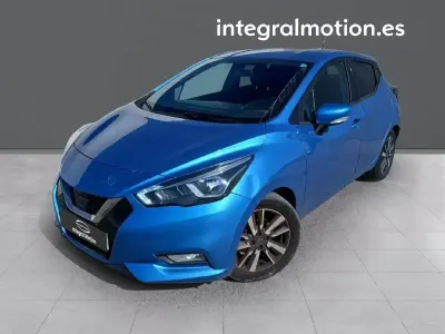 Używany Nissan Micra Acenta 89 KM (65 kW) 2019 Niebieski Hatchback