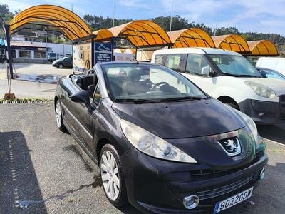 Usado Peugeot 207 CC Sport 110 CV (80 kW) 2009 Negro Descapotable