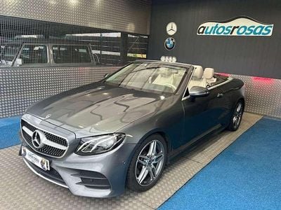 Gris Usado 2018 Mercedes E220 Descapotable | 29.900 € (Buen precio)