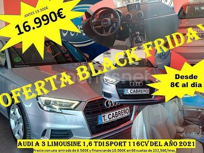 Gris / plata Usado 2017 Audi A3 Sport Berlina | 18.500 € (Precio justo)