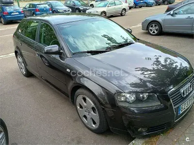 Usado Audi A3 Ambiente 140 CV (102 kW) 2007 Negro Utilitario