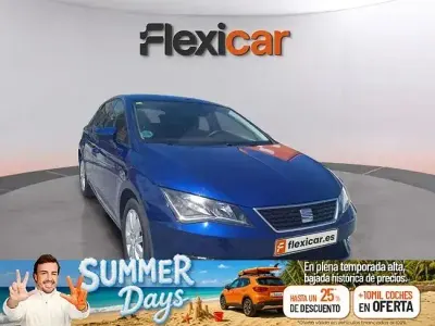 Usado Seat Leon Style 115 CV (84 kW) 2018 Azul