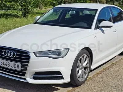Brugt Audi A6 S-Line 190 HK (139 kW) 2015 Hvid Sedan