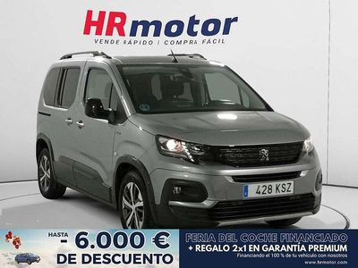 Usado Peugeot Rifter GT-line 132 CV (97 kW) 2019 Gris Monovolumen