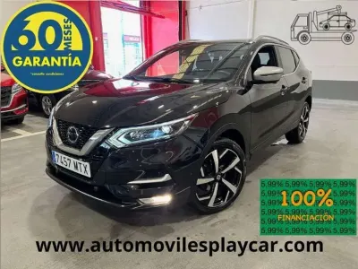 Usado Nissan Qashqai Tekna 114 CV (83 kW) 2018 Negro SUV