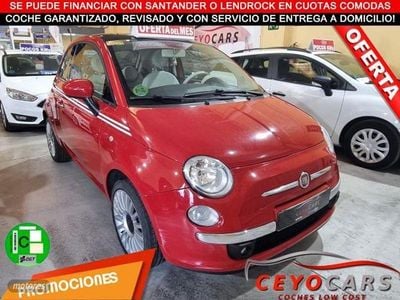 Usado Fiat 500 Lounge 69 CV (50 kW) 2014 Rojo Coupe