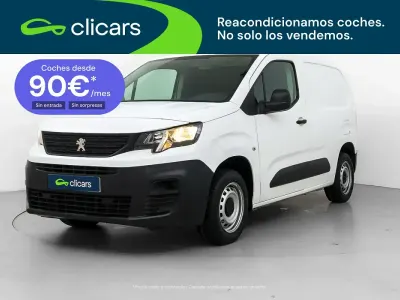 Usado Peugeot Partner S 100 CV (73 kW) 2021 Blanco Monovolumen