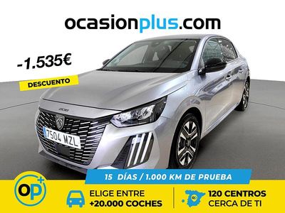 Usado Peugeot 208 Allure 100 CV (73 kW) 2025 Gris Utilitario