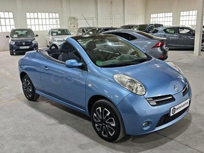 Usado Nissan Micra C+C Tekna 110 CV (80 kW) 2010 Azul Descapotable